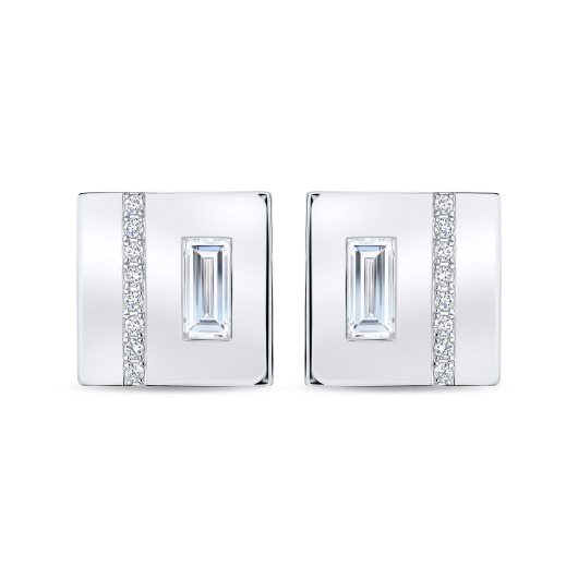 Запонки с бриллиантом