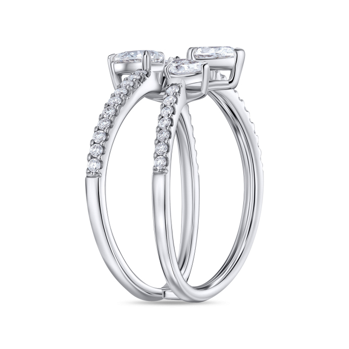 Кольцо с бриллиантами - фото 2