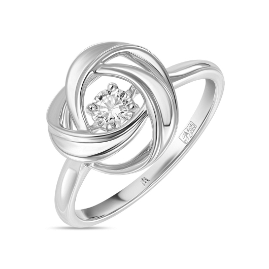 Кольцо с бриллиантом