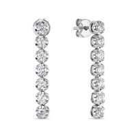 Серьги с бриллиантами - фото 1 Серьги с бриллиантами - фото 1