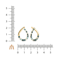 Серьги с топазами - фото 2 Серьги с топазами - фото 2