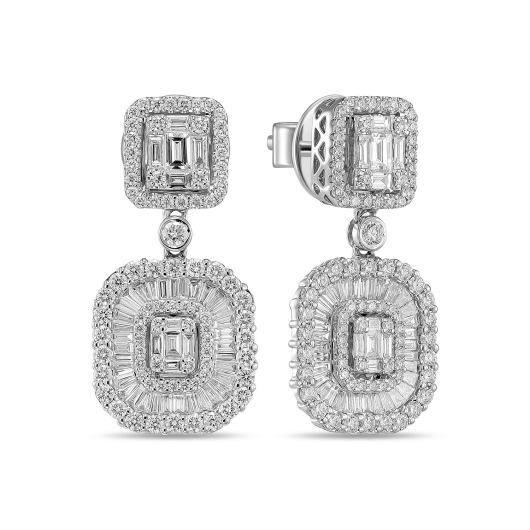 Серьги с бриллиантами