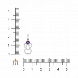 Подвеска с аметистом