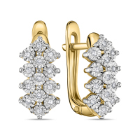 Серьги с бриллиантами - фото 1