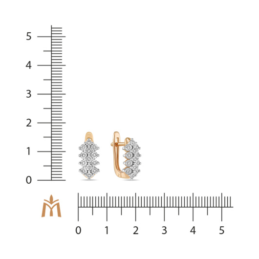 Серьги с бриллиантами