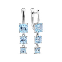 Серьги с топазами - фото 1 Серьги с топазами - фото 1