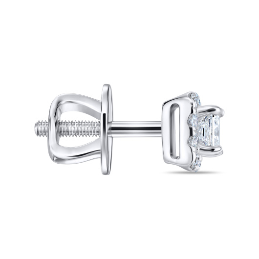 Серьги с бриллиантом