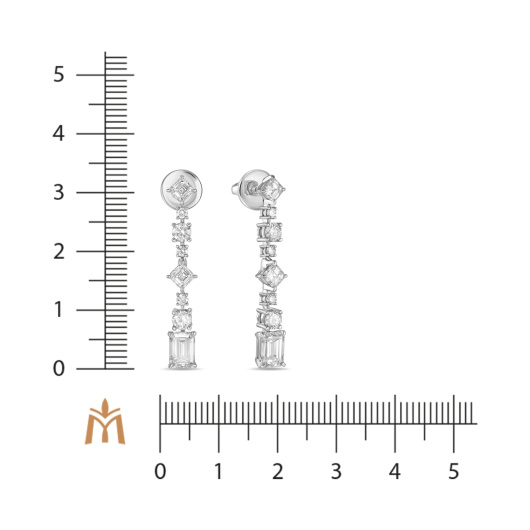 Серьги с бриллиантами