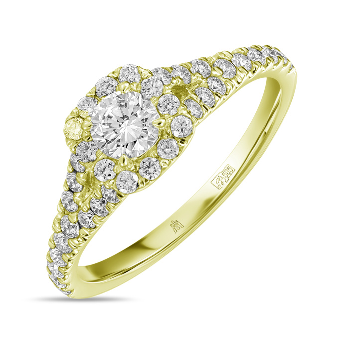 Кольцо с бриллиантами - фото 1 Кольцо с бриллиантами - фото 1