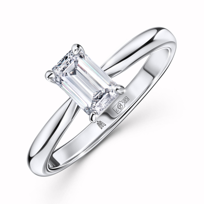 Кольцо с бриллиантом - фото 1 Кольцо с бриллиантом - фото 1