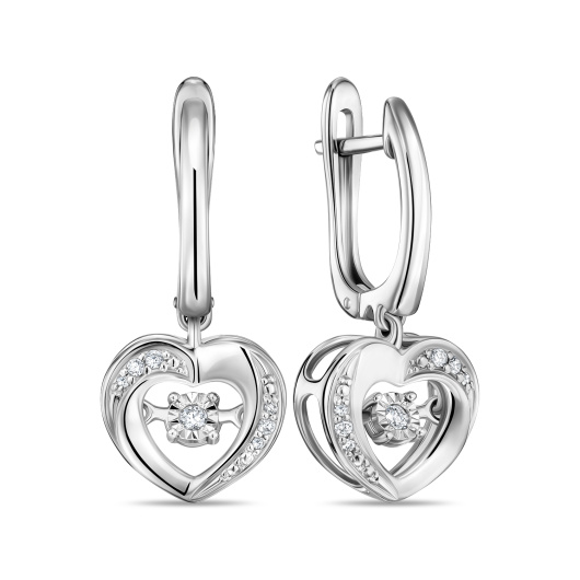 Серьги с бриллиантами