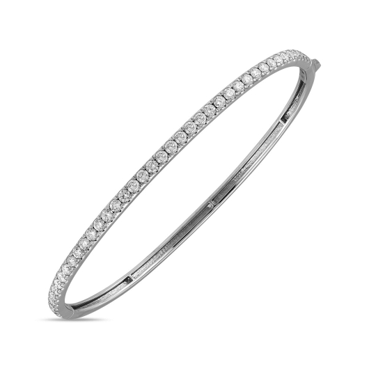 Браслет жесткий с бриллиантом