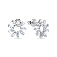 Серьги с бриллиантами - фото 1