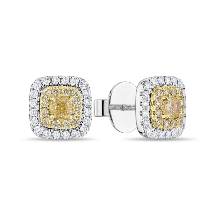 Серьги с бриллиантами - фото 1