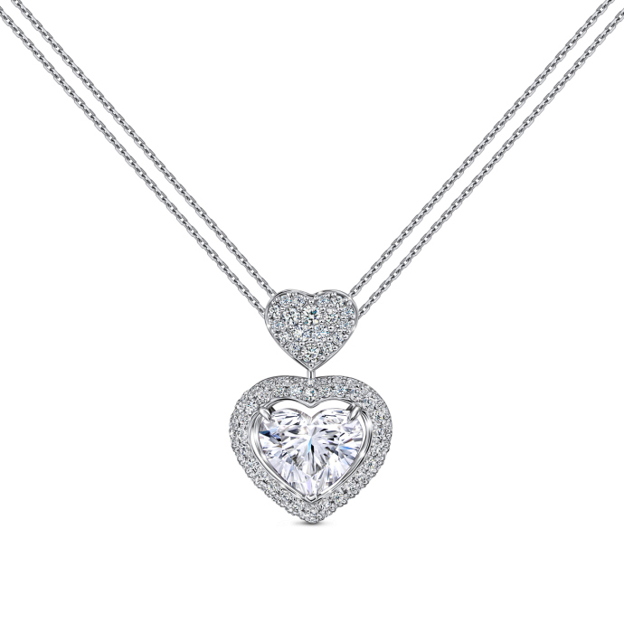 Колье с бриллиантом - фото 1