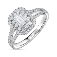 Кольцо с бриллиантами - фото 1 Кольцо с бриллиантами - фото 1