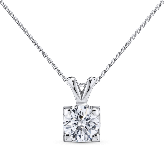 Колье с бриллиантом - фото 1