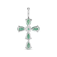 Крест с изумрудами - фото 2