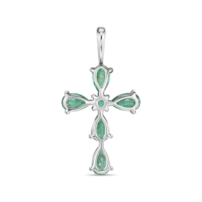 Крест с изумрудами - фото 2