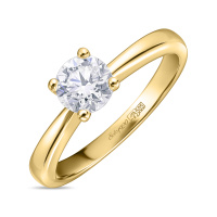 Кольцо с бриллиантом - фото 1 Кольцо с бриллиантом - фото 1