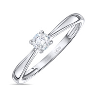 Кольцо с бриллиантом - фото 1