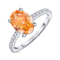 Кольцо с бриллиантом - фото 1