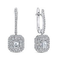 Серьги с бриллиантами - фото 1