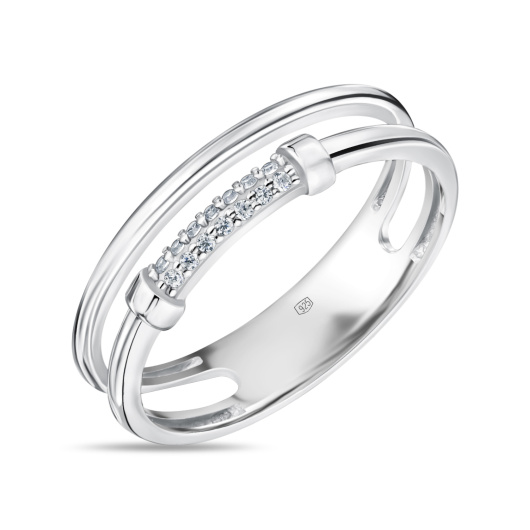 Кольцо с фианитами