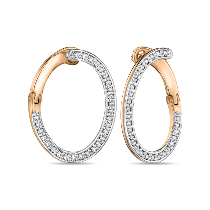 Серьги с бриллиантами - фото 1 Серьги с бриллиантами - фото 1