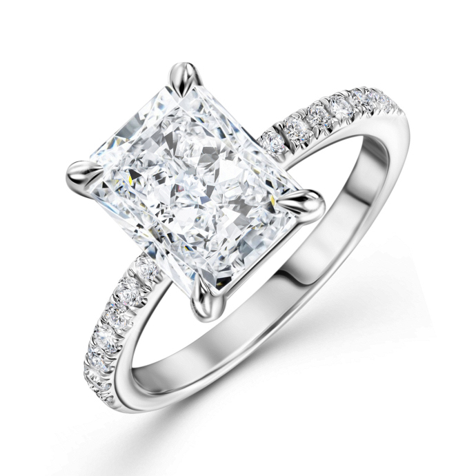 Кольцо с бриллиантами - фото 1