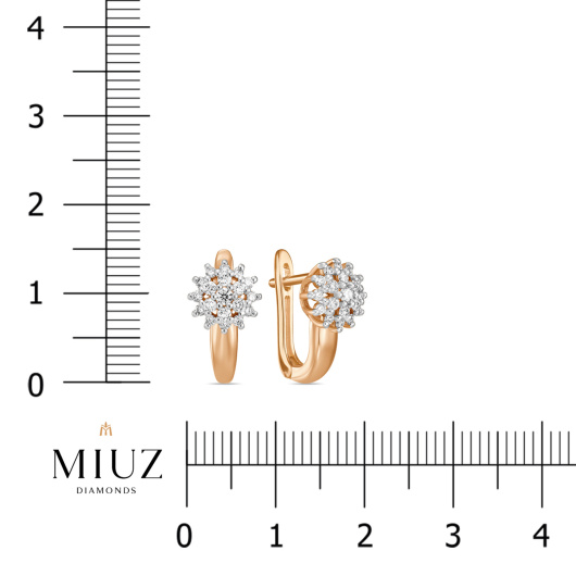 Серьги с бриллиантами