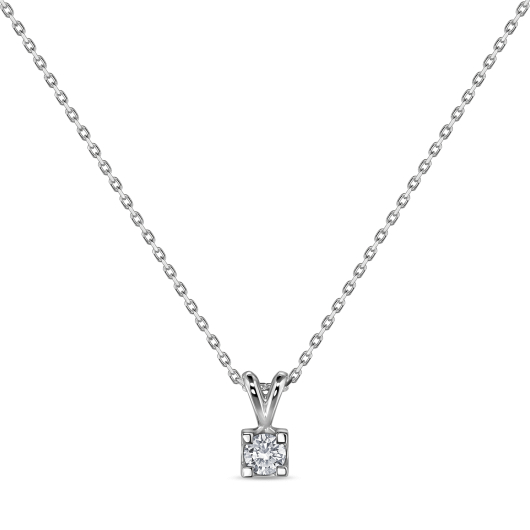 Колье с бриллиантом