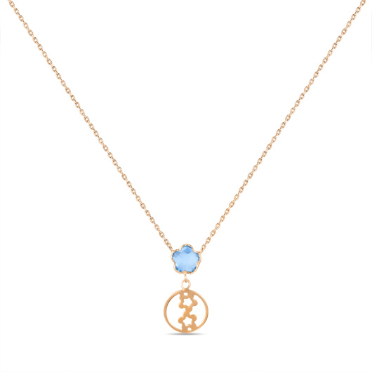 Колье с топазом