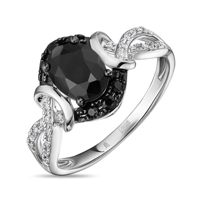 Кольцо с цветными сапфирами и бриллиантами - фото 1 Кольцо с цветными сапфирами и бриллиантами - фото 1