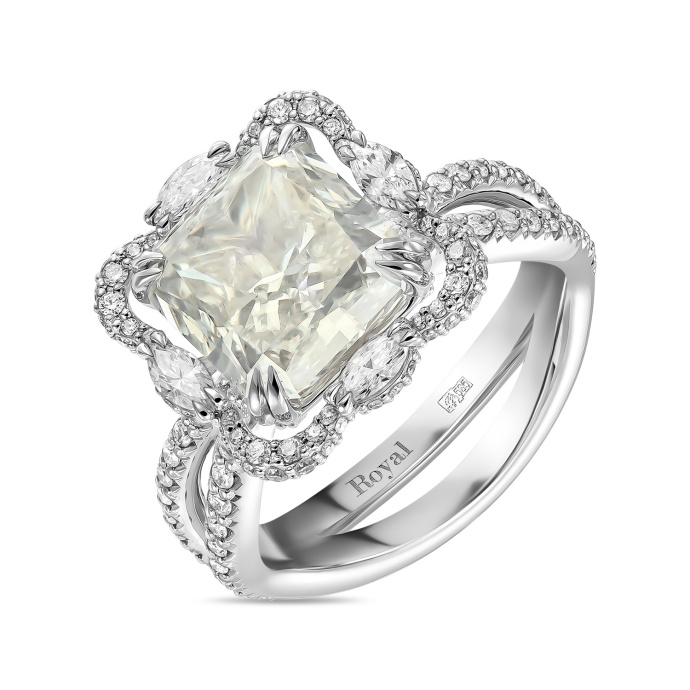 Кольцо с бриллиантами - фото 1