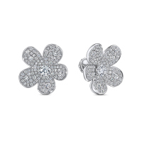 Серьги с бриллиантами - фото 1