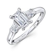 Кольцо с бриллиантом - фото 1