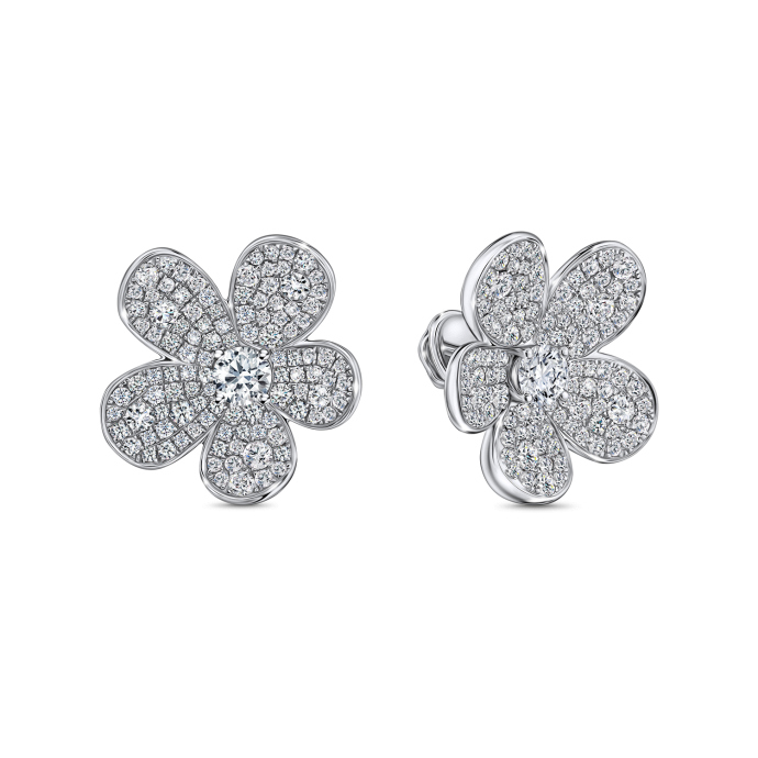 Серьги с бриллиантами - фото 1