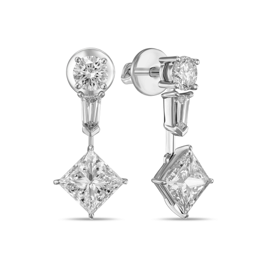 Серьги с бриллиантом