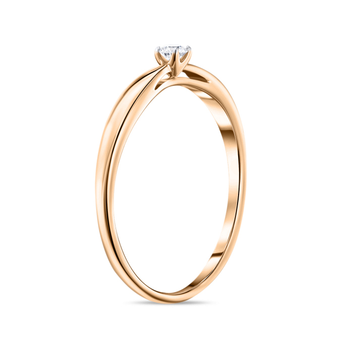 Кольцо с бриллиантом - фото 2 Кольцо с бриллиантом - фото 2