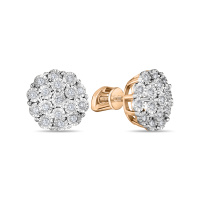 Серьги с бриллиантами - фото 1 Серьги с бриллиантами - фото 1