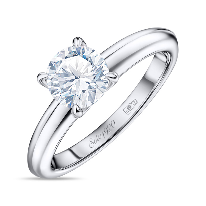 Кольцо с бриллиантом - фото 1 Кольцо с бриллиантом - фото 1