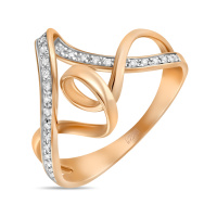 Кольцо с бриллиантами - фото 1