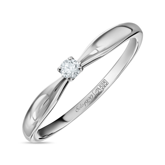 Кольцо с бриллиантом