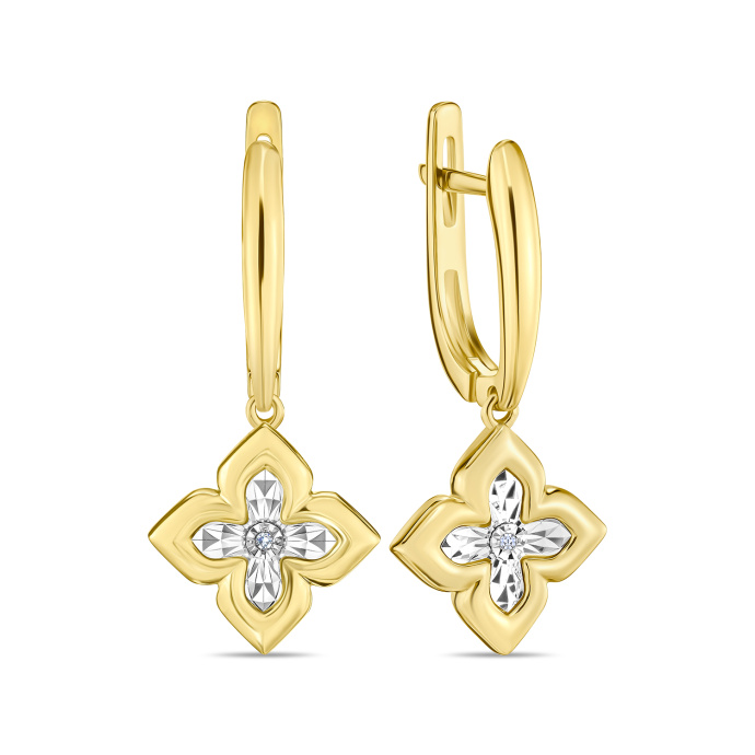 Серьги с бриллиантами - фото 1 Серьги с бриллиантами - фото 1