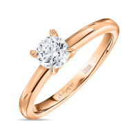 Кольцо с бриллиантом - фото 1 Кольцо с бриллиантом - фото 1