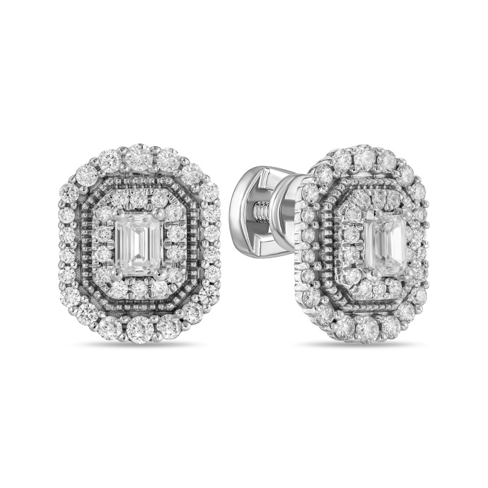 Серьги с бриллиантом - фото 1 Серьги с бриллиантом - фото 1