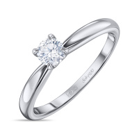 Кольцо с бриллиантом - фото 1 Кольцо с бриллиантом - фото 1