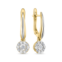 Серьги с бриллиантами - фото 1