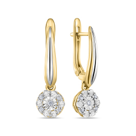 Серьги с бриллиантами